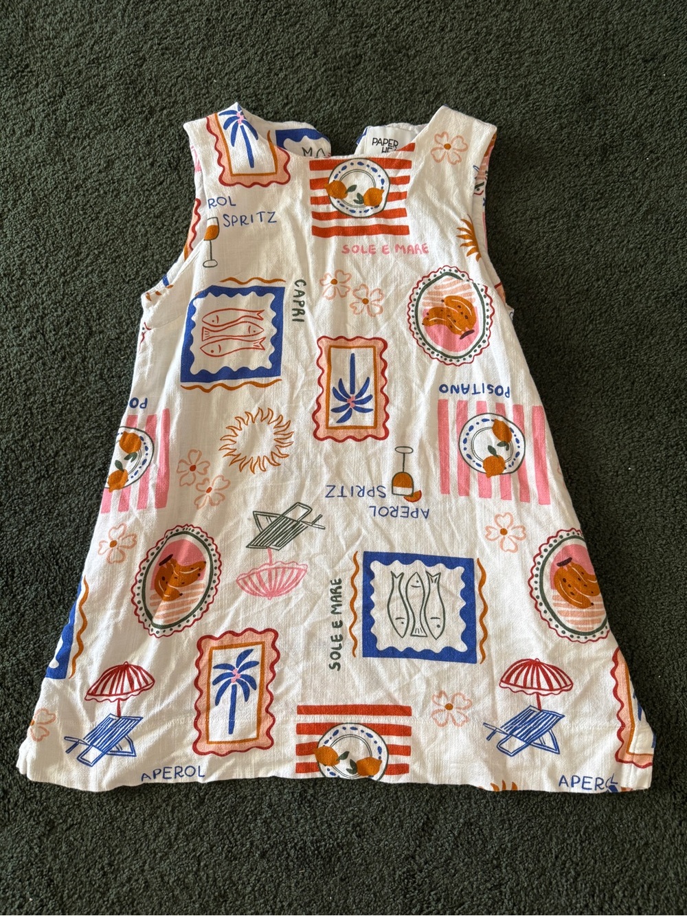 Paper Heart Aperol Spritz Dress